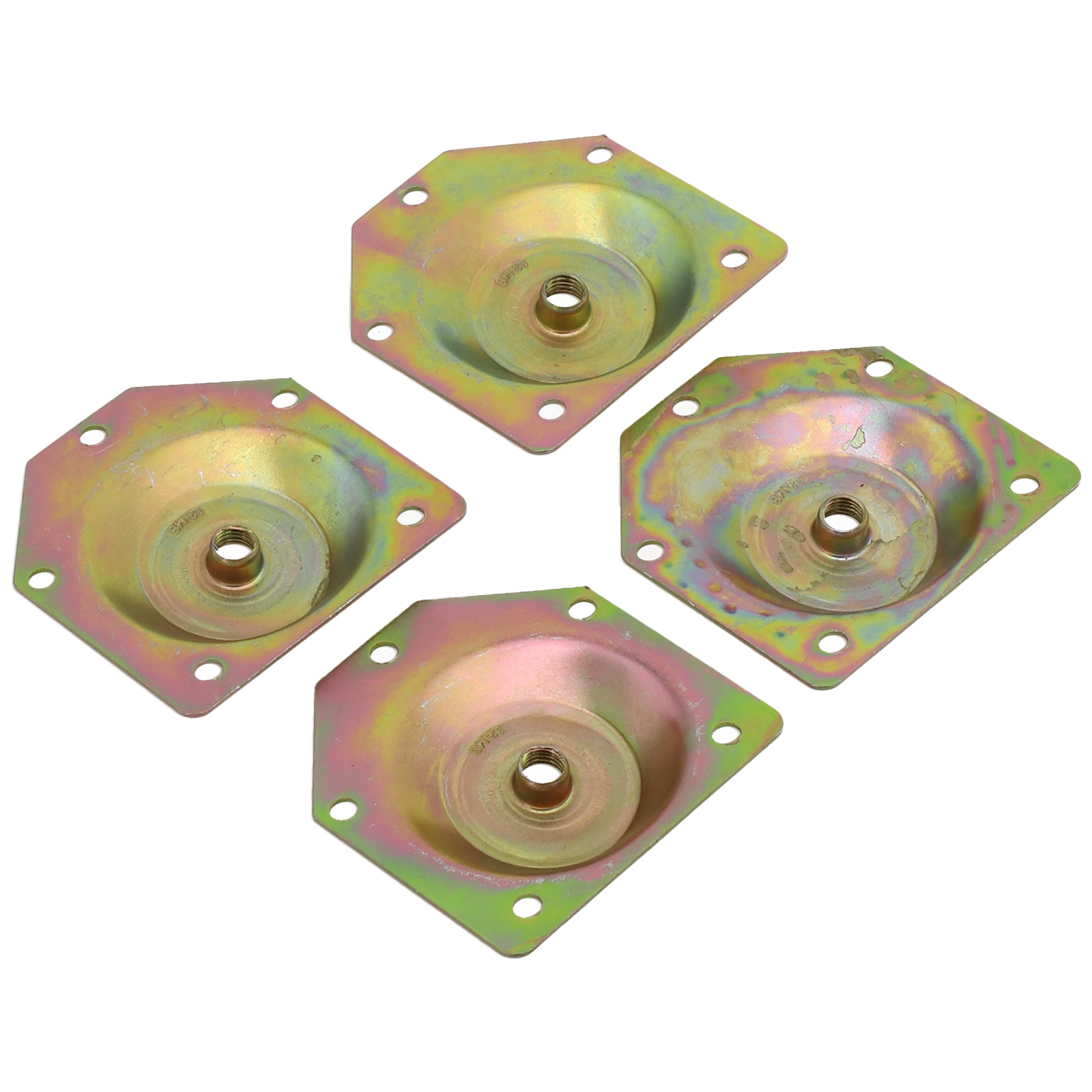 Furniture Leg Set - 4pcs Angled Wood Legs Fixing Plate