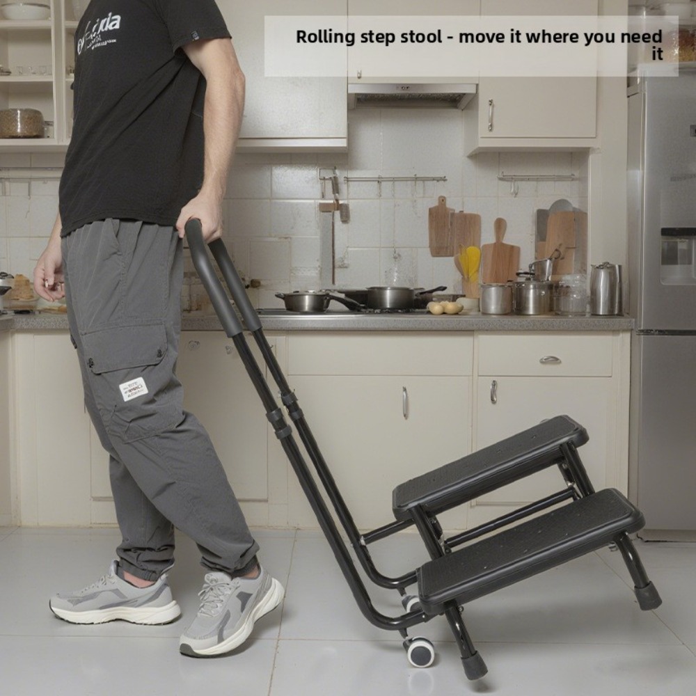 2-Step Stool with Handle for E - Furniture Hardware For Bed 评论和价格