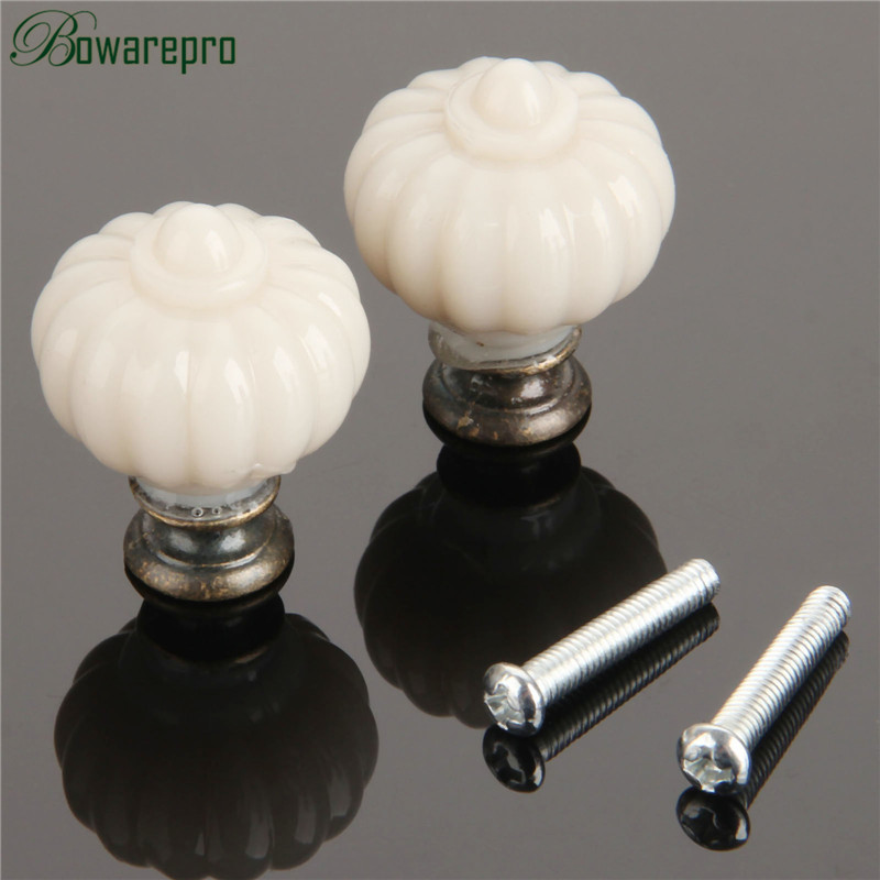 1Pc Acrylic Ivory White Pumpki - Zinc Furniture Hardware 评论和价格