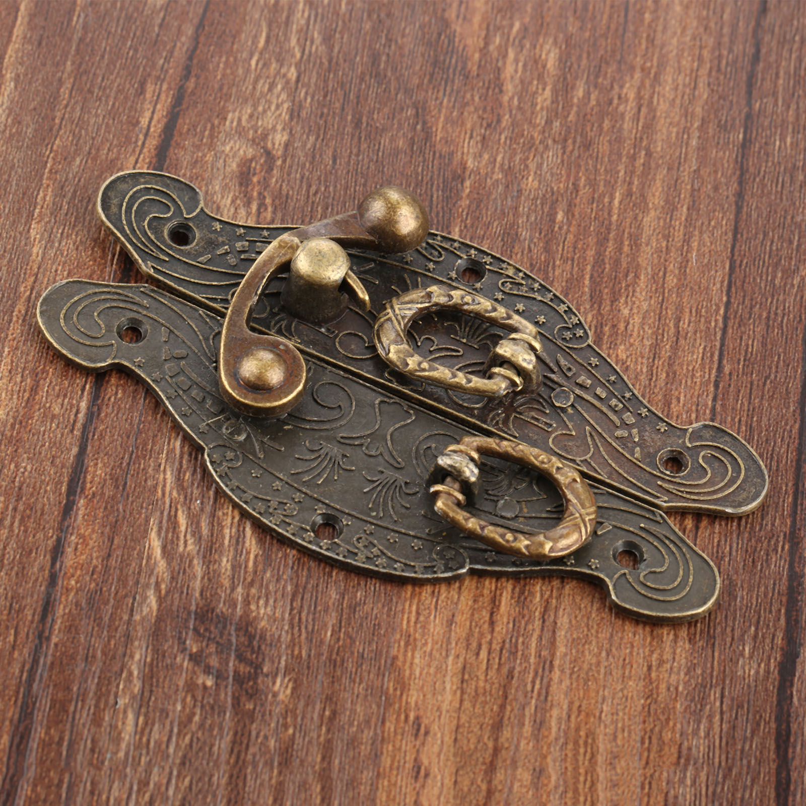 1PC Antique Box Latch Hasp Vin - Zinc Furniture Hardware 评论和价格