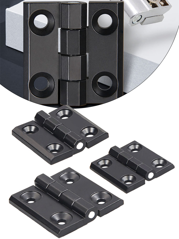 1/2pcs 40/50/60mm Butt Hinges  - Furniture Hardware Black 评论和价格