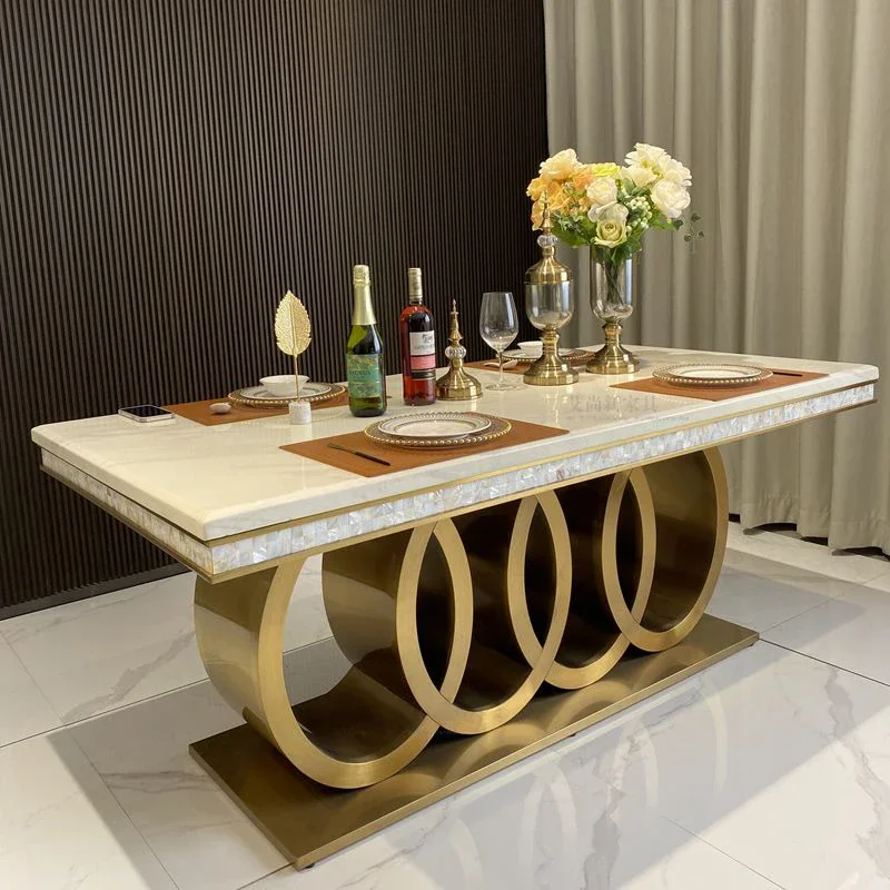 #Modern luxury rectangular mar - Furniture Leg Set 评论和价格