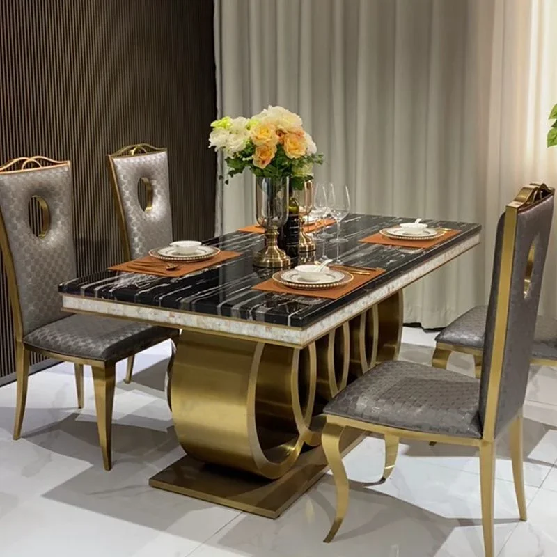 #Modern luxury rectangular mar - Furniture Leg Set 评论和价格