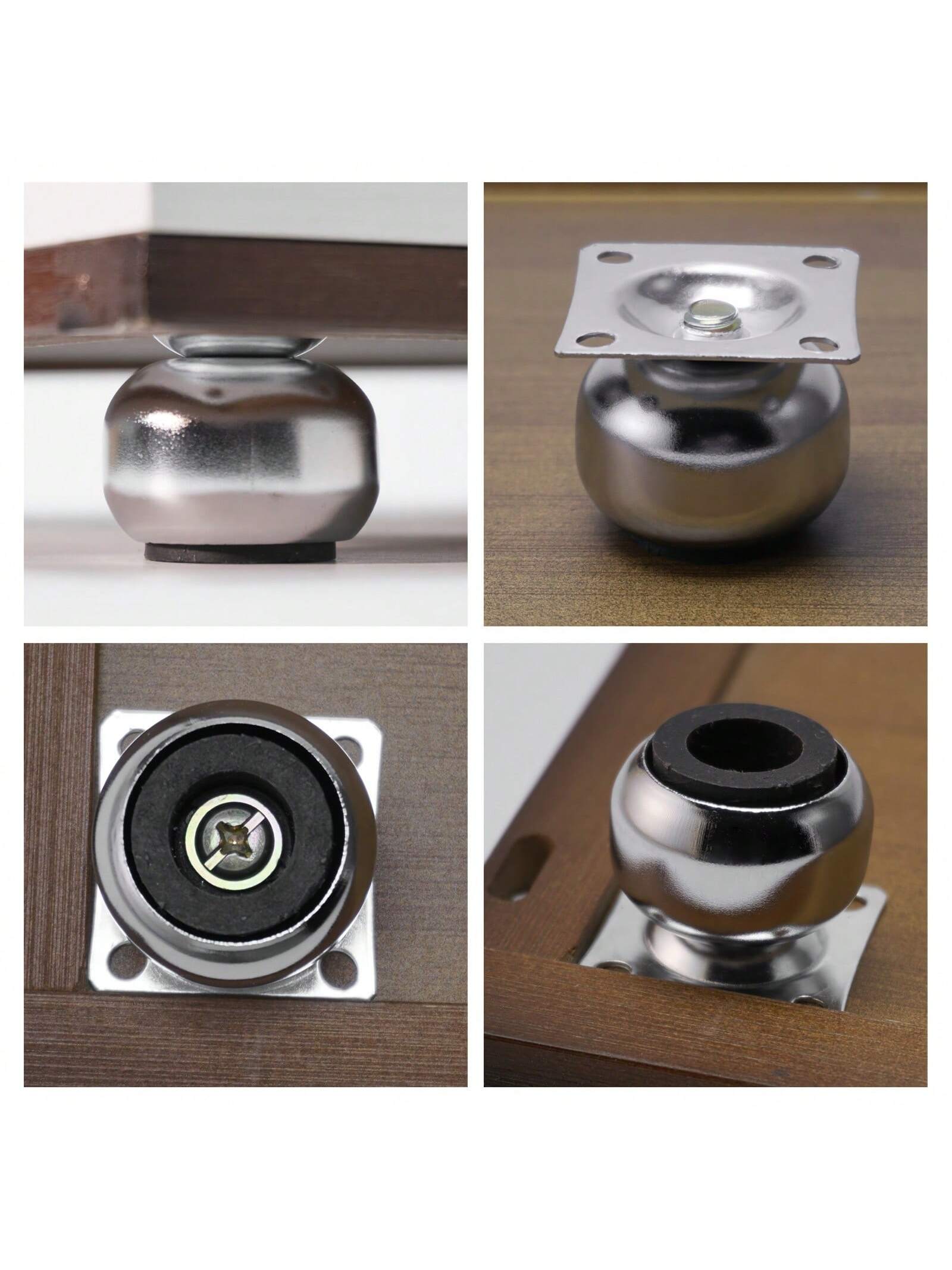 [4 pieces of metal furniture l - Furniture Leg Set 评论和价格