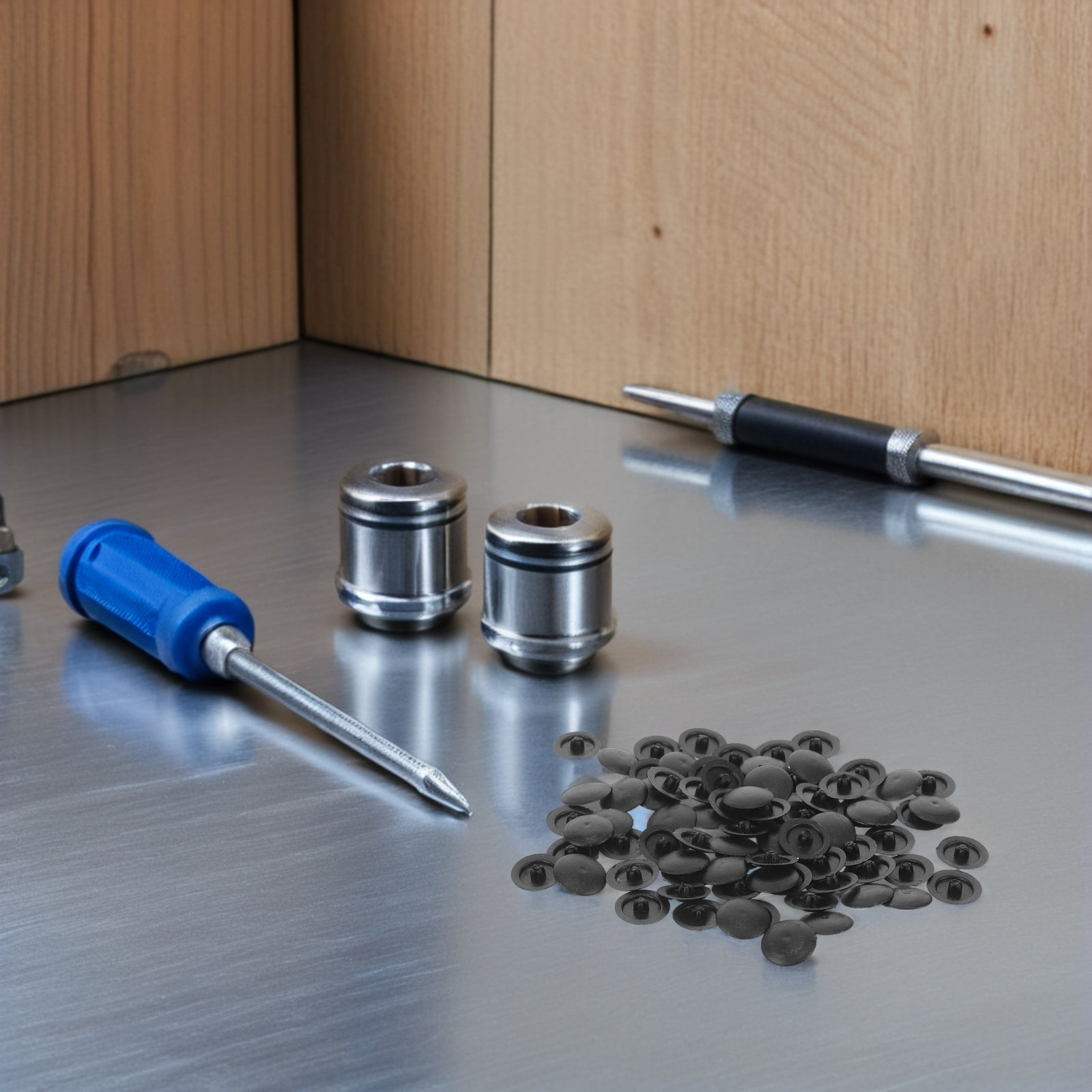 500Pcs Waterproof Black Plasti - Furniture Hardware Black 评论和价格