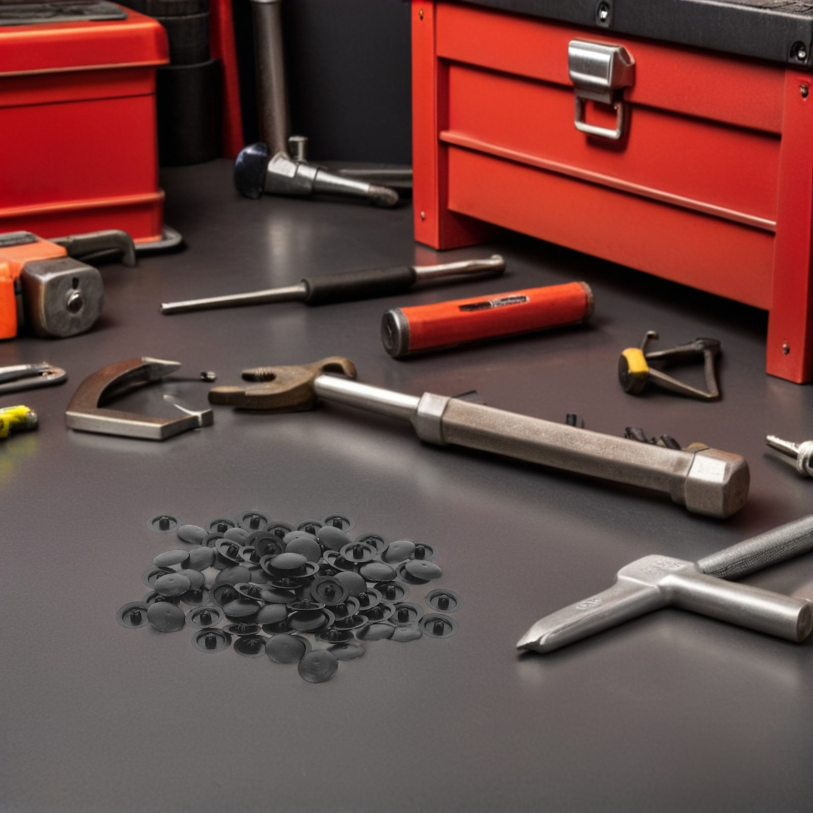 500Pcs Waterproof Black Plasti - Furniture Hardware Black 评论和价格