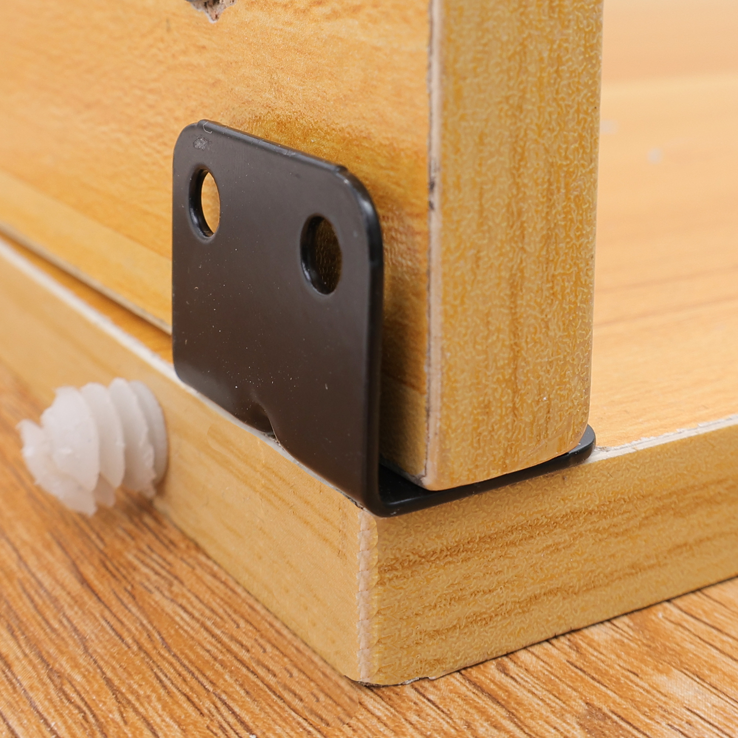 10/30pcs Black L-shaped Right  - Furniture Hardware Black 评论和价格