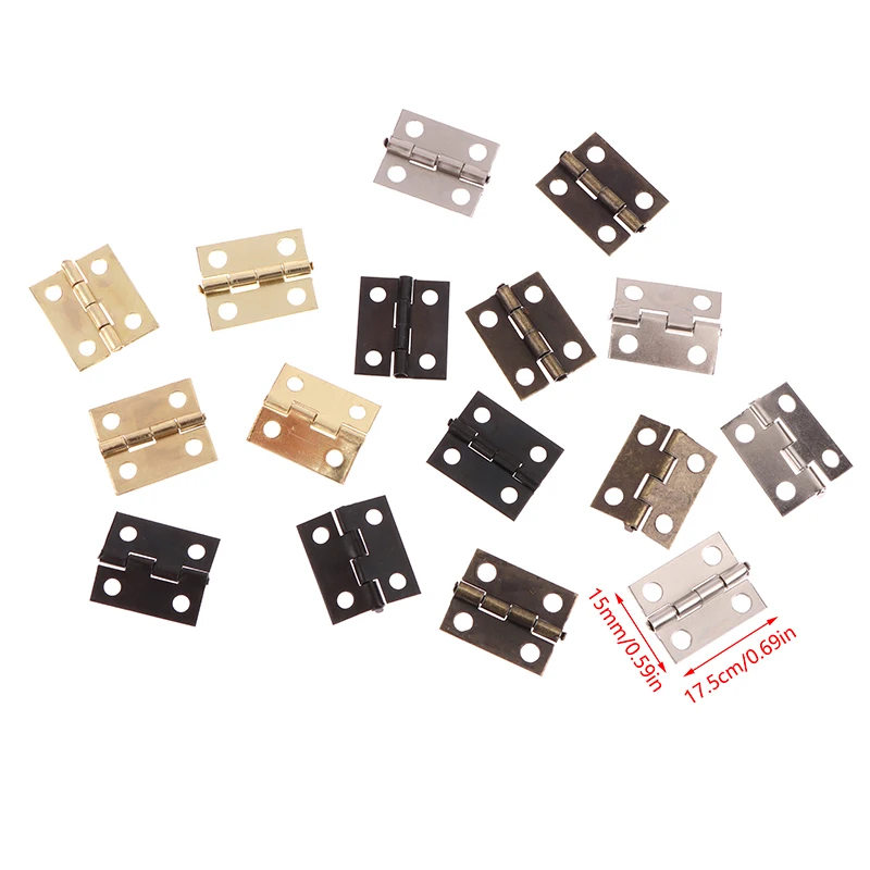 50pcs/box Hinges + 200 Screws  - Furniture Hardware Black 评论和价格