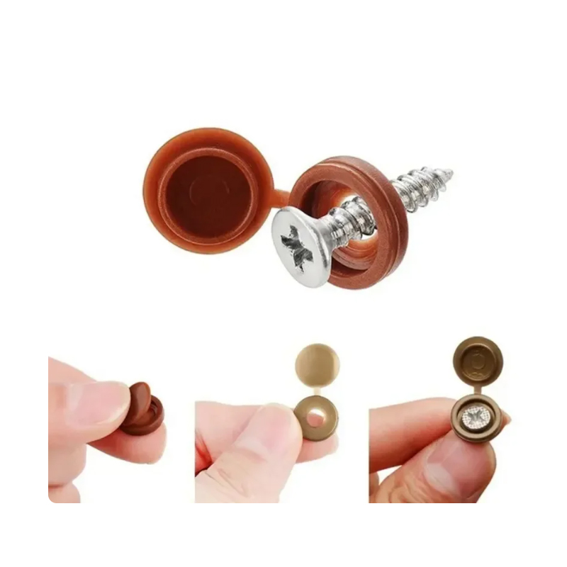 10/500pcs Screw Decorative Cap - Furniture Hardware Black 评论和价格