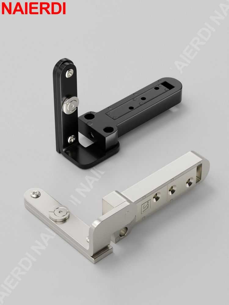 NAIERDI 2 Pieces Hidden Hinges - Zinc Furniture Hardware 评论和价格