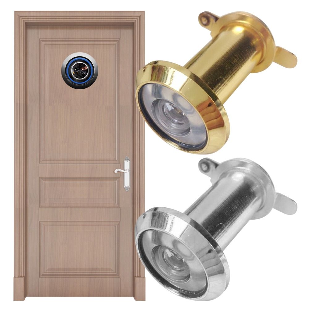 220 Degree Door Viewer HD Glas - Zinc Furniture Hardware 评论和价格