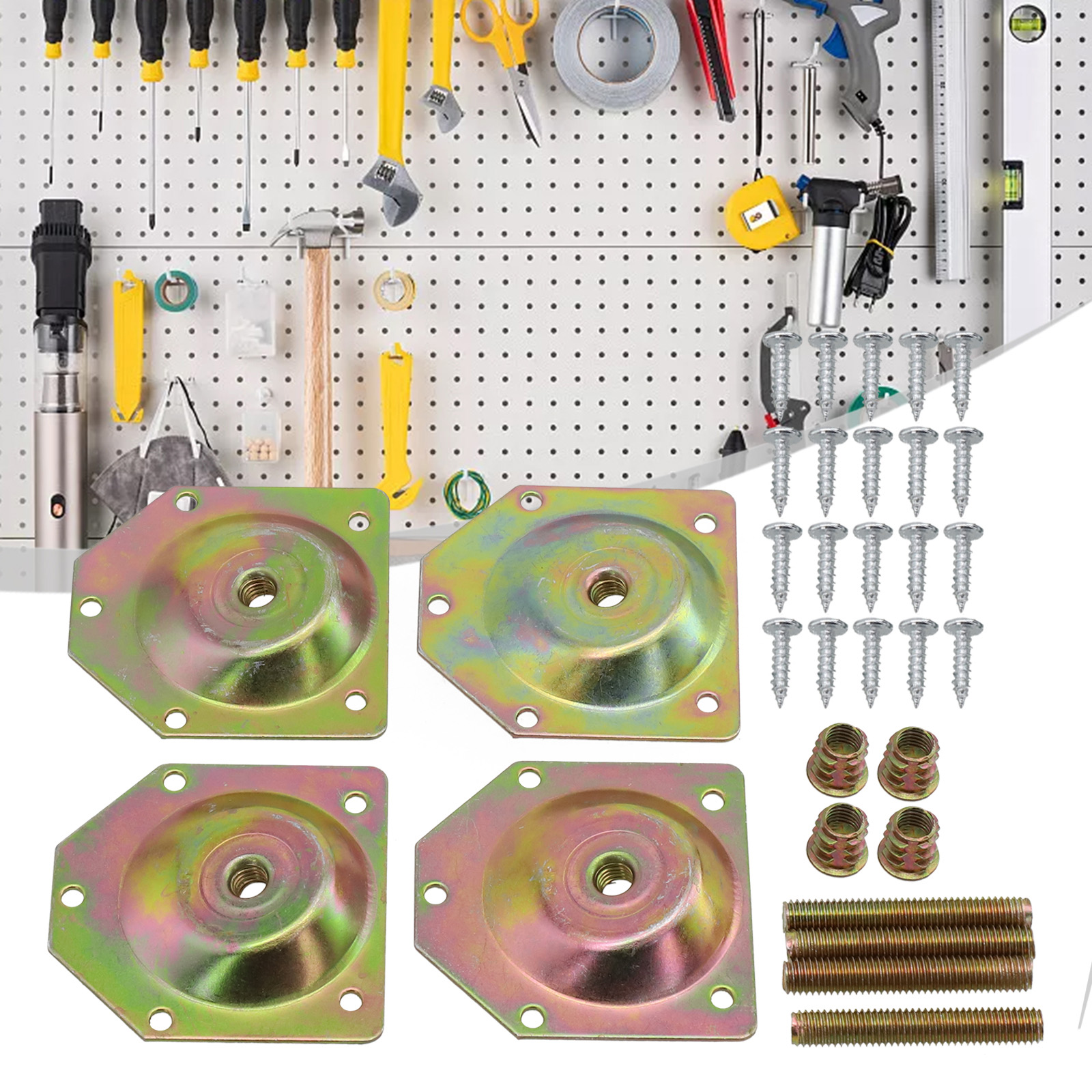 4pcs Angled Wood Legs Fixing P - Furniture Leg Set 评论和价格