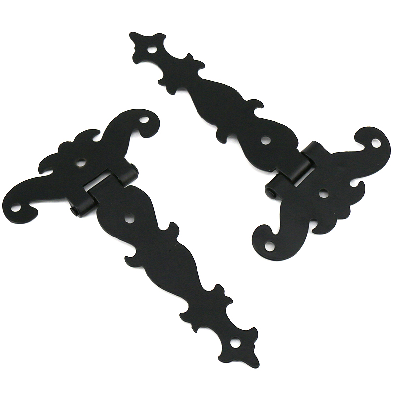 2 Pack Heavy-Duty Black Gate H - Furniture Hardware Black 评论和价格