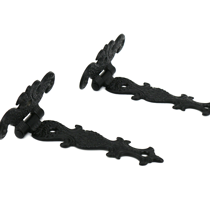 2 Pack Heavy-Duty Black Gate H - Furniture Hardware Black 评论和价格