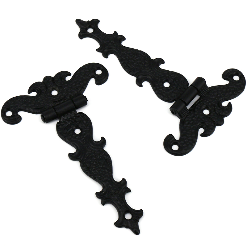 2 Pack Heavy-Duty Black Gate H - Furniture Hardware Black 评论和价格