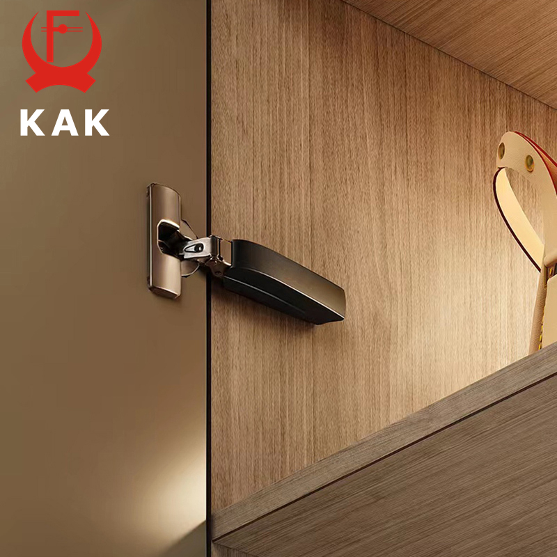 KAK 2PCS Kitchen Cabinet Hinge - Furniture Hardware Black 评论和价格